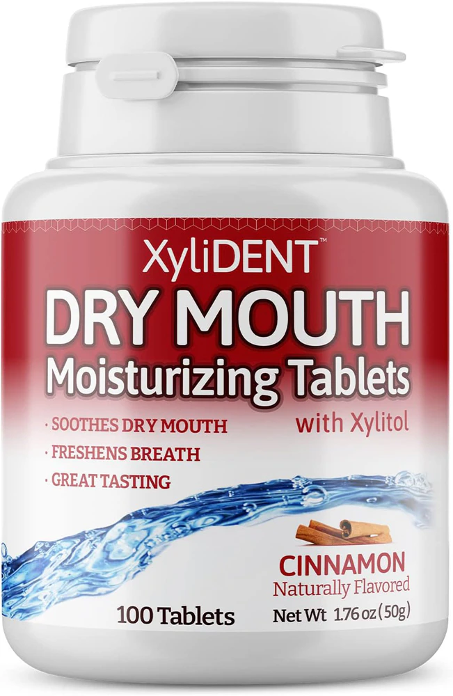 XyliDent Dry Mouth Tablets Cinnamon -- 100 Tablets