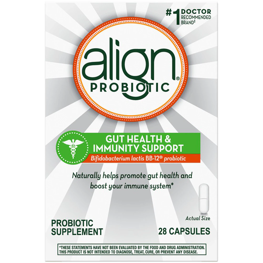 Align Probiotic Gut Health & Immunity Support -- 28 Capsules
