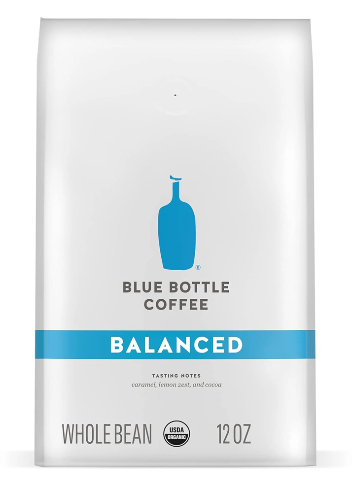 Blue Bottle Organic Whole Bean Coffee Medium Roast Balanced -- 12 oz