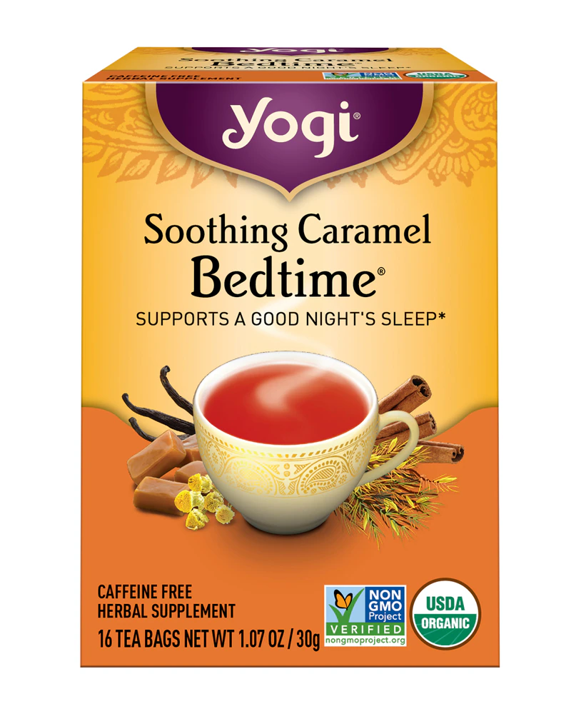 Yogi Tea Bedtime Organic Caffeine Free Soothing Caramel -- 16 Tea Bags