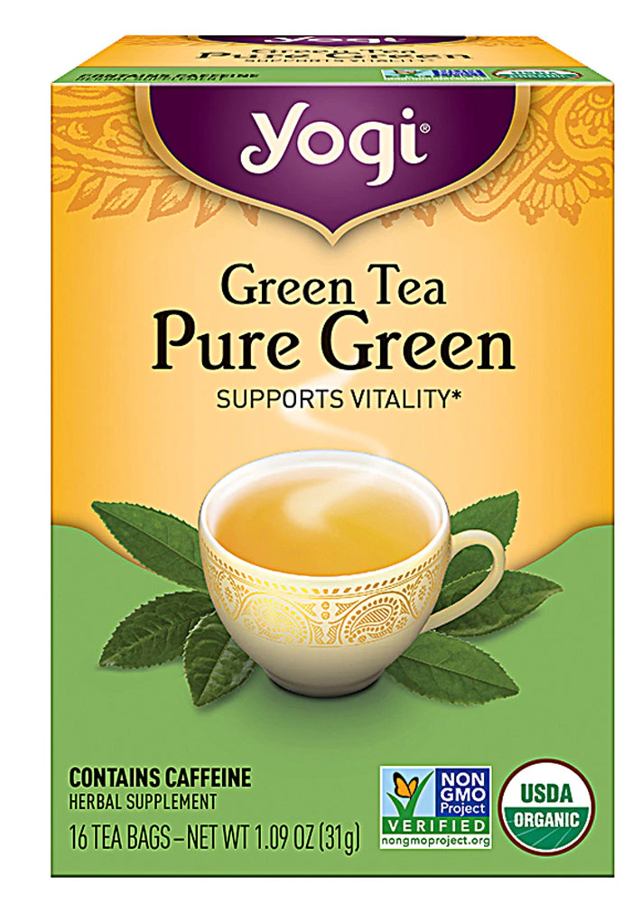 Yogi Tea Organic Pure Green -- 16 Tea Bags