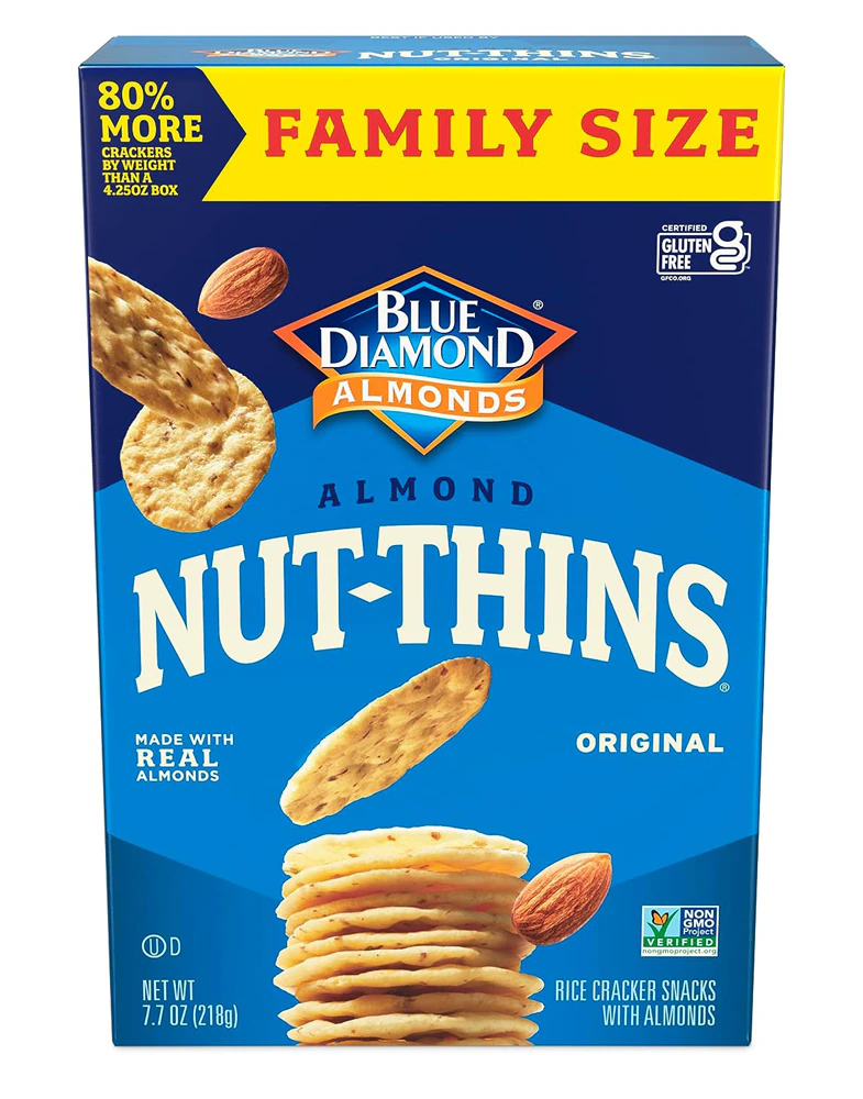 Blue Diamond Almond Nut Thins Original -- 7.7 oz