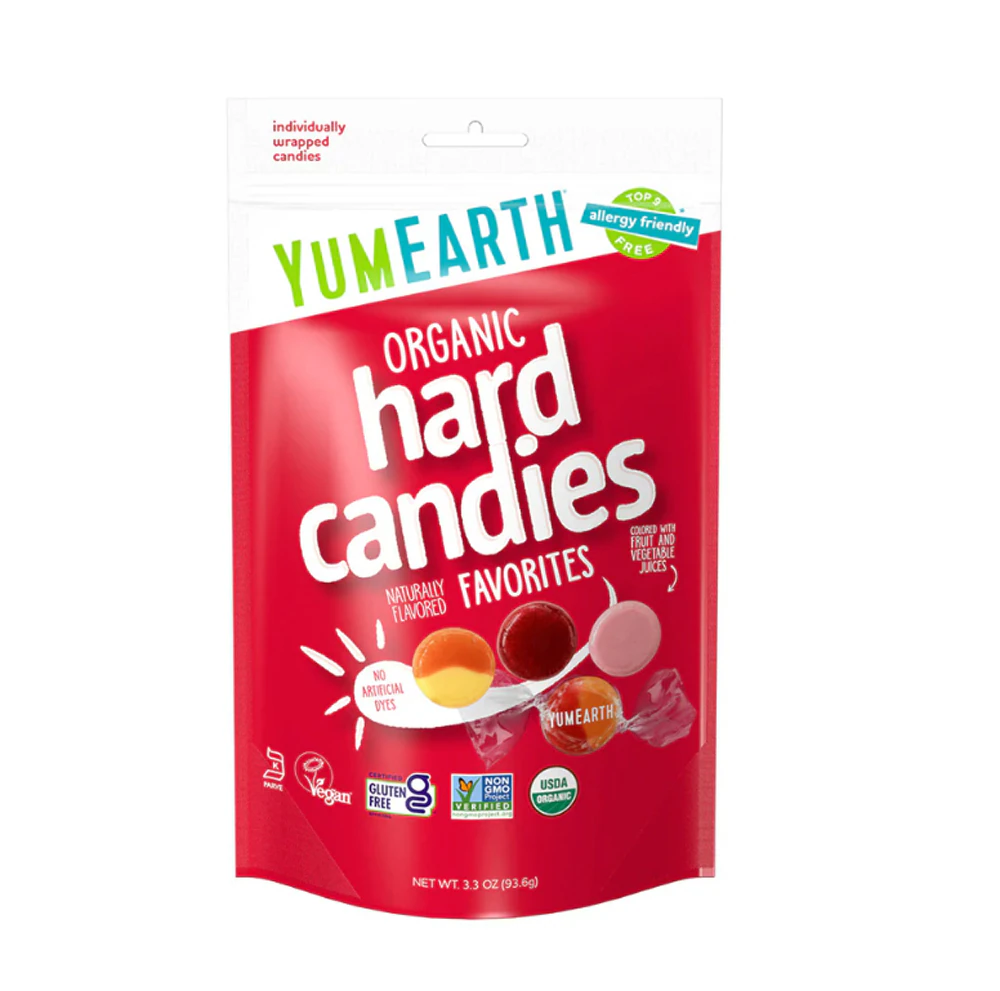 YumEarth Hard Candies Non-GMO Organic Favorite Fruits -- 3.3 oz
