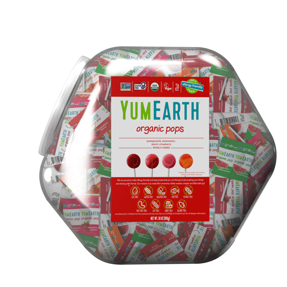 YumEarth Lollipops Non-GMO Organic Favorite Fruits -- 138 Pops