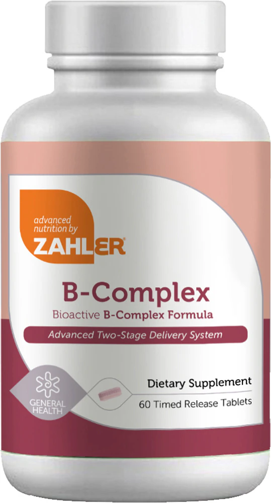 Zahler B-Complex Bioactive B-Complex Formula -- 120 Time Release Tablets