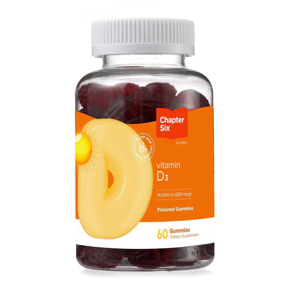 Zahler Chapter Six Adult Vitamin D3 -- 10000 IU - 60 Gummies