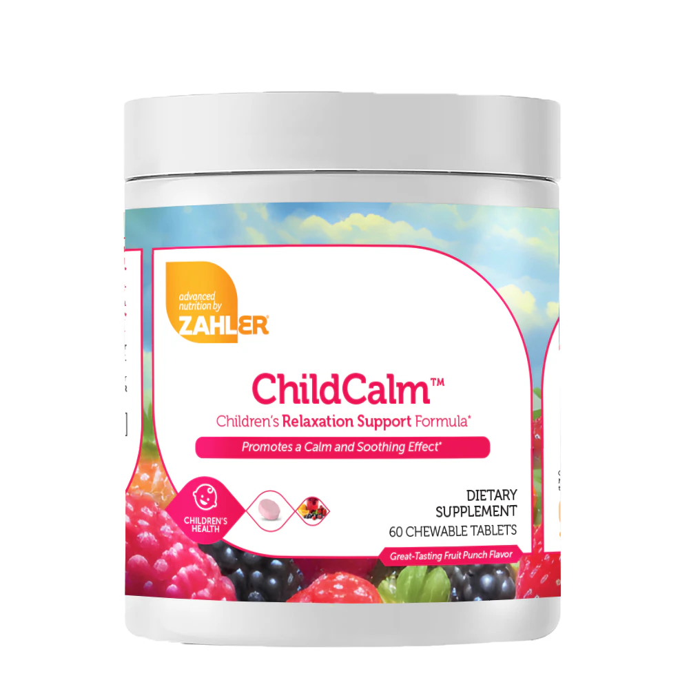 Zahler ChildCalm Children's Relaxation Support Formula Fruit Punch -- 60 Chewable Tablets