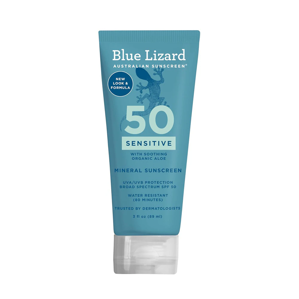 Blue Lizard Sensitive Sunscreen Lotion SPF 50 -- 3 fl oz