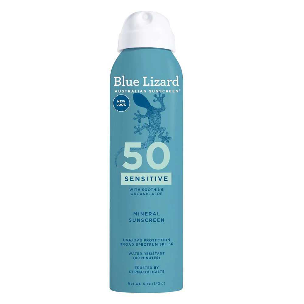 Blue Lizard Sensitive Sunscreen Spray SPF 50 -- 5 oz