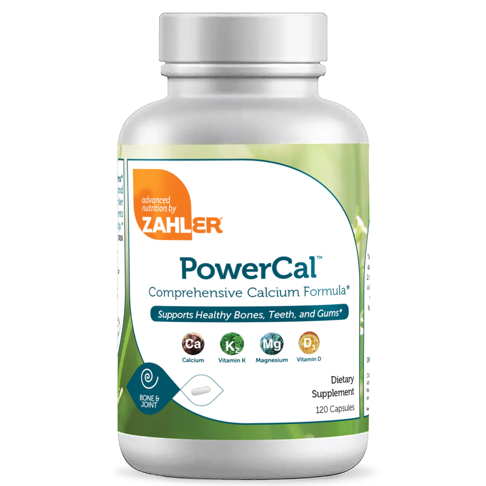 Zahler PowerCal Comprehensive Calcium Formula Supports Healthy Bones Teeth and Gums -- 120 Capsules