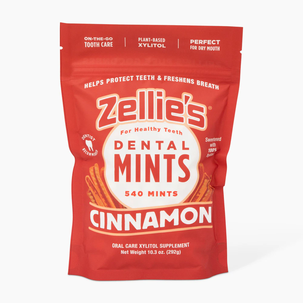 Zellie's Xylitol Dental Mints Sugar-Free Cinnamon -- 540 Mints