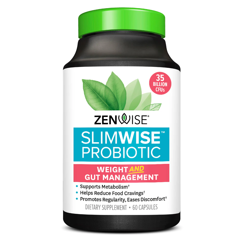 Zenwise SlimWise Probiotic -- 60 Capsules