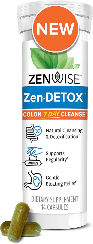 Zenwise Zen-Detox 7 Day Colon Cleanse -- 14 Capsules