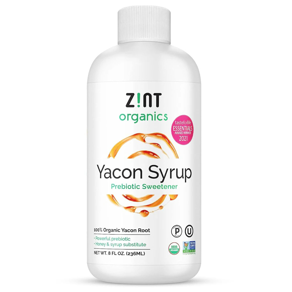 Zint Organic Yacon Syrup Prebiotic Sweetener -- 8 fl oz
