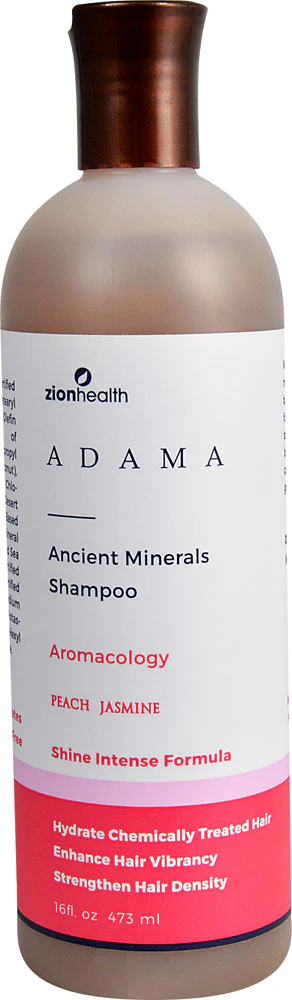 Zion Health Adama Clay Minerals Shampoo Peach Jasmine -- 16 fl oz
