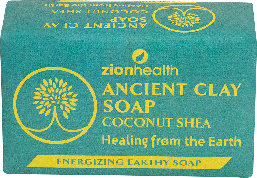Zion Health Ancient Clay Bar Soap Coconut Shea -- 6 oz