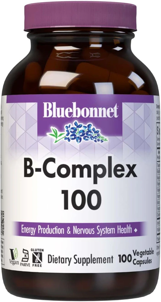 Bluebonnet Nutrition B-Complex 100 -- 100 Vegetable Capsules