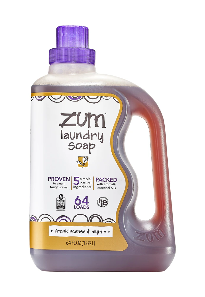 Zum Aromatherapy Laundry Soap Frankincense & Myrrh 64 Loads -- 64 fl oz