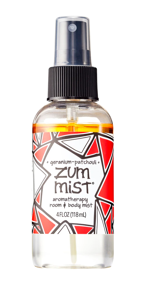Zum Mist Aromatherapy Room and Body Spray Geranium Patchouli -- 4 fl oz