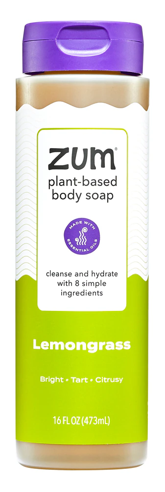 Zum Plant-Based Body Wash - Lemongrass -- 16 fl oz