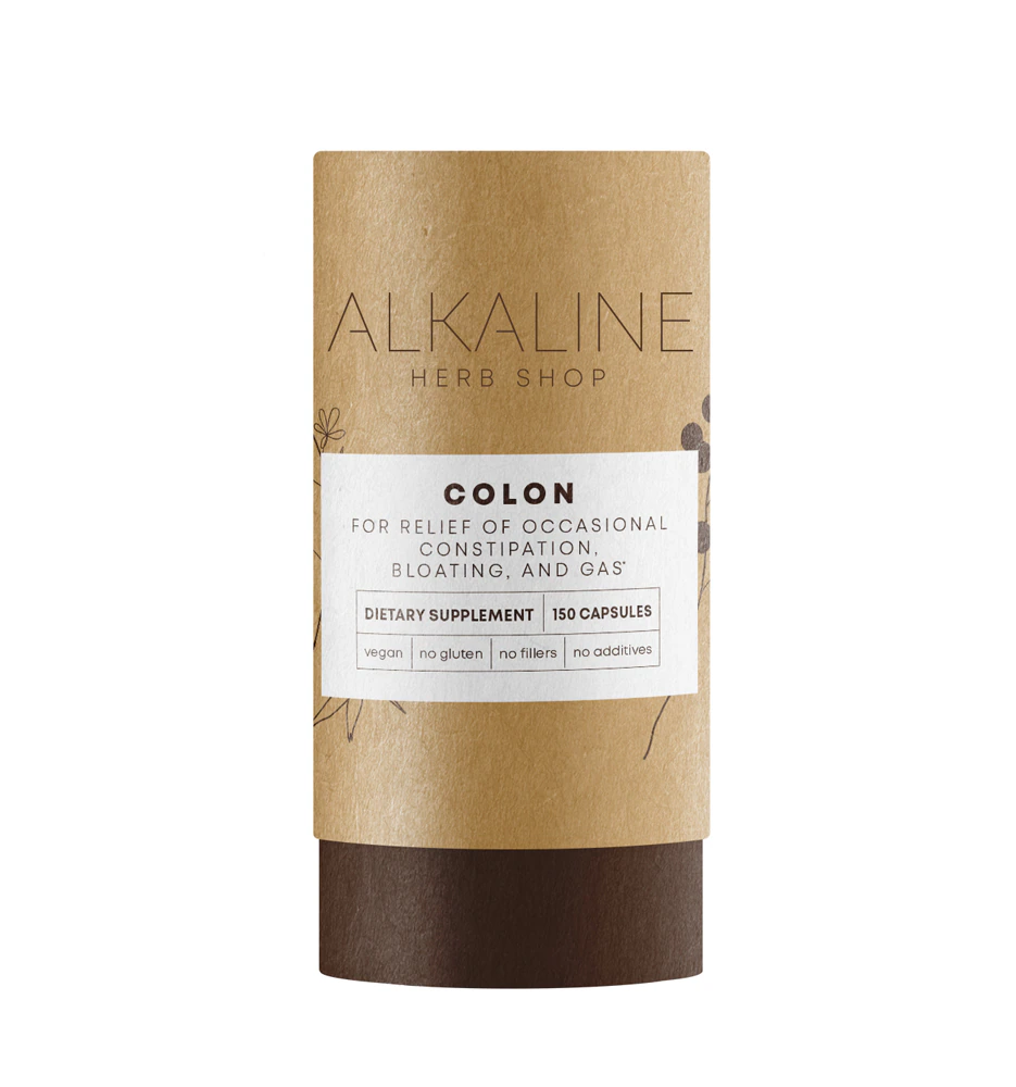 Alkaline Herb Shop Colon Supplement - Happy Colon -- 150 Capsules