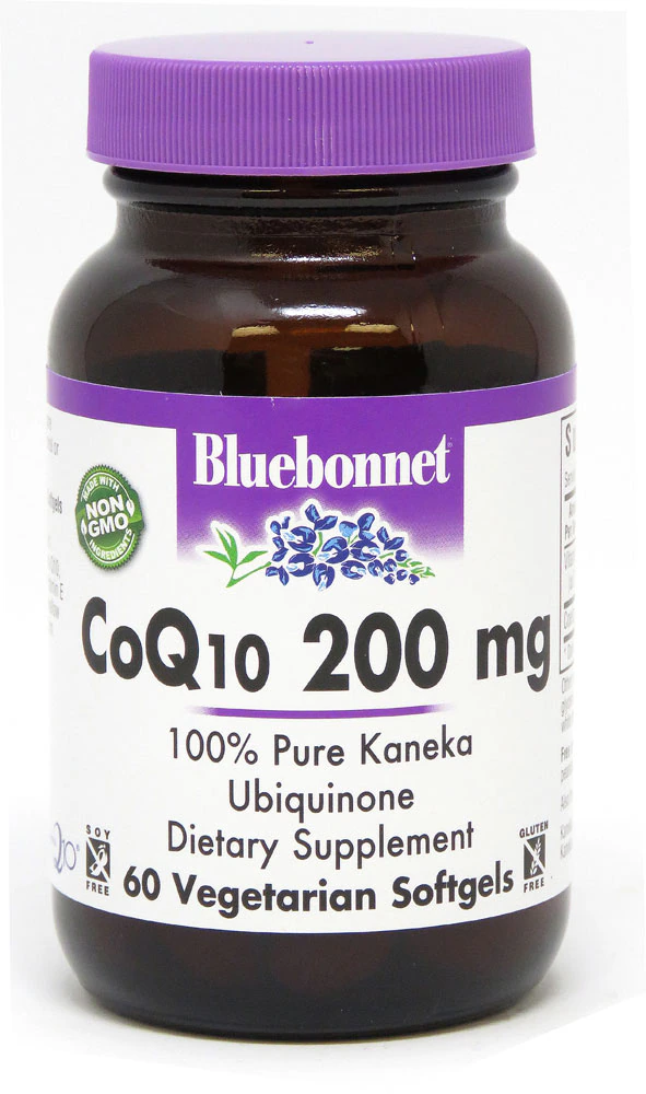 Bluebonnet Nutrition CoQ10 -- 200 mg - 60 Vegetarian Softgels