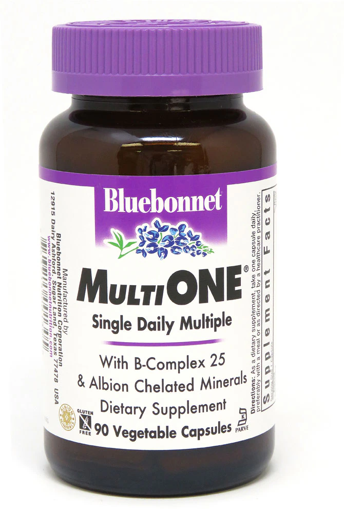 Bluebonnet Nutrition Multi One? With Iron -- 90 Vegetable Capsules