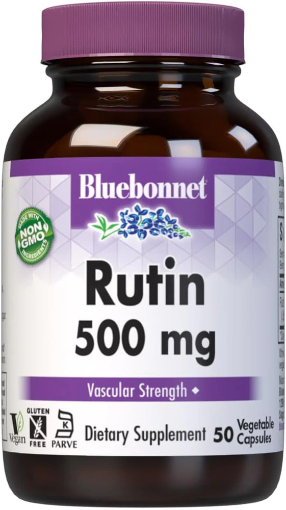 Bluebonnet Nutrition Rutin -- 500 mg - 50 Vegetable Capsules