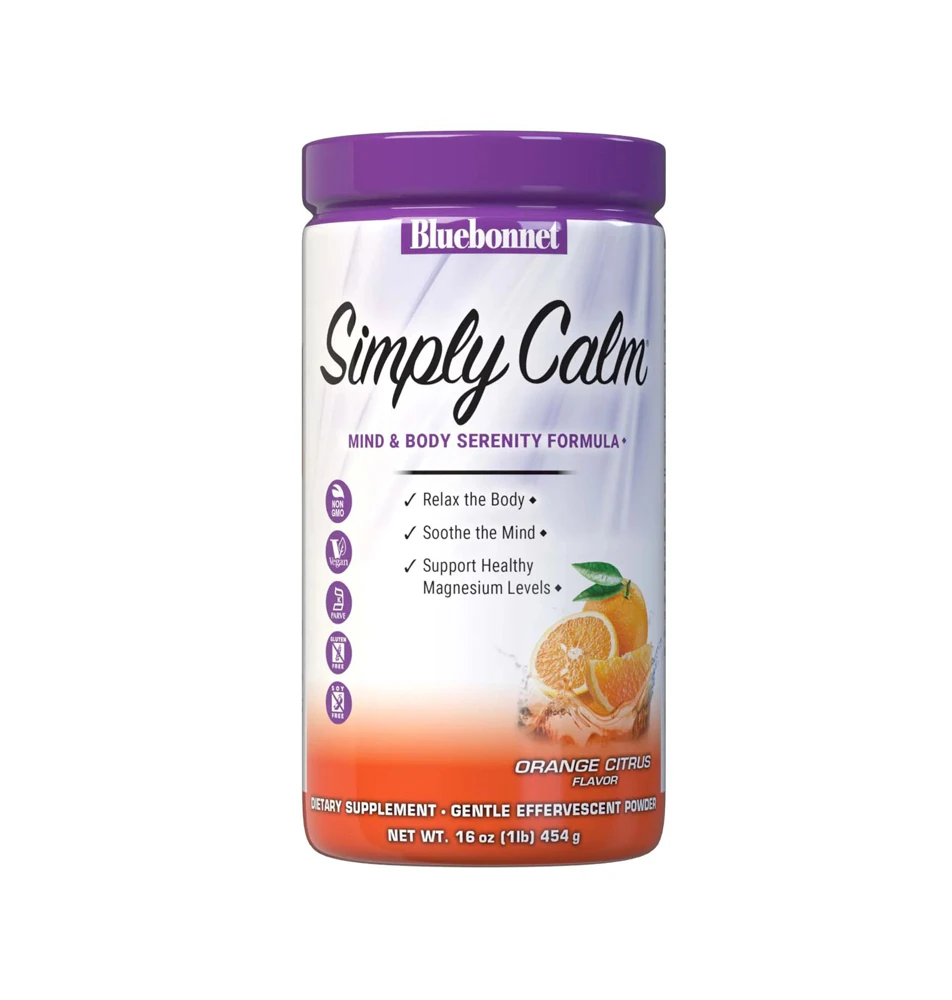Bluebonnet Nutrition Simply Calm Powder Orange Citrus -- 16 oz