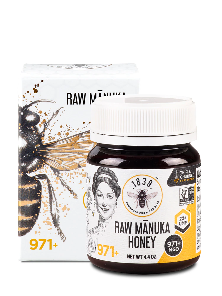 1839 Honey Certified Raw Manuka Honey UMF 22+ MGO 970+ -- 4.4 oz