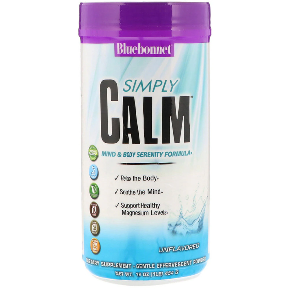 Bluebonnet Nutrition Simply Calm Powder Unflavored -- 16 oz