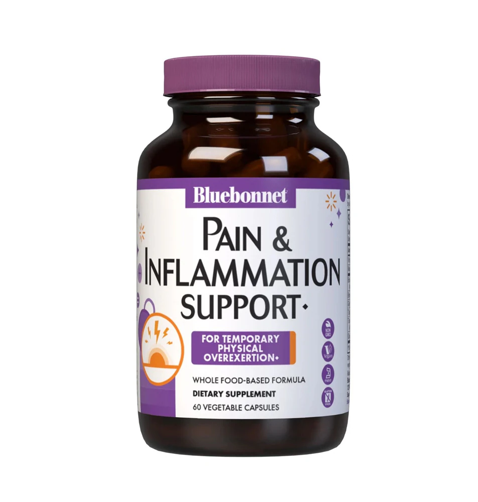Bluebonnet Nutrition Targeted Choice? Pain & Inflammation Support -- 60 Vegetable Capsules