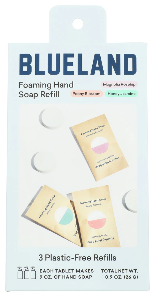 Blueland Foaming Hand Soap Foaming Tablet Refills Botanical Scents -- 3 Tablets