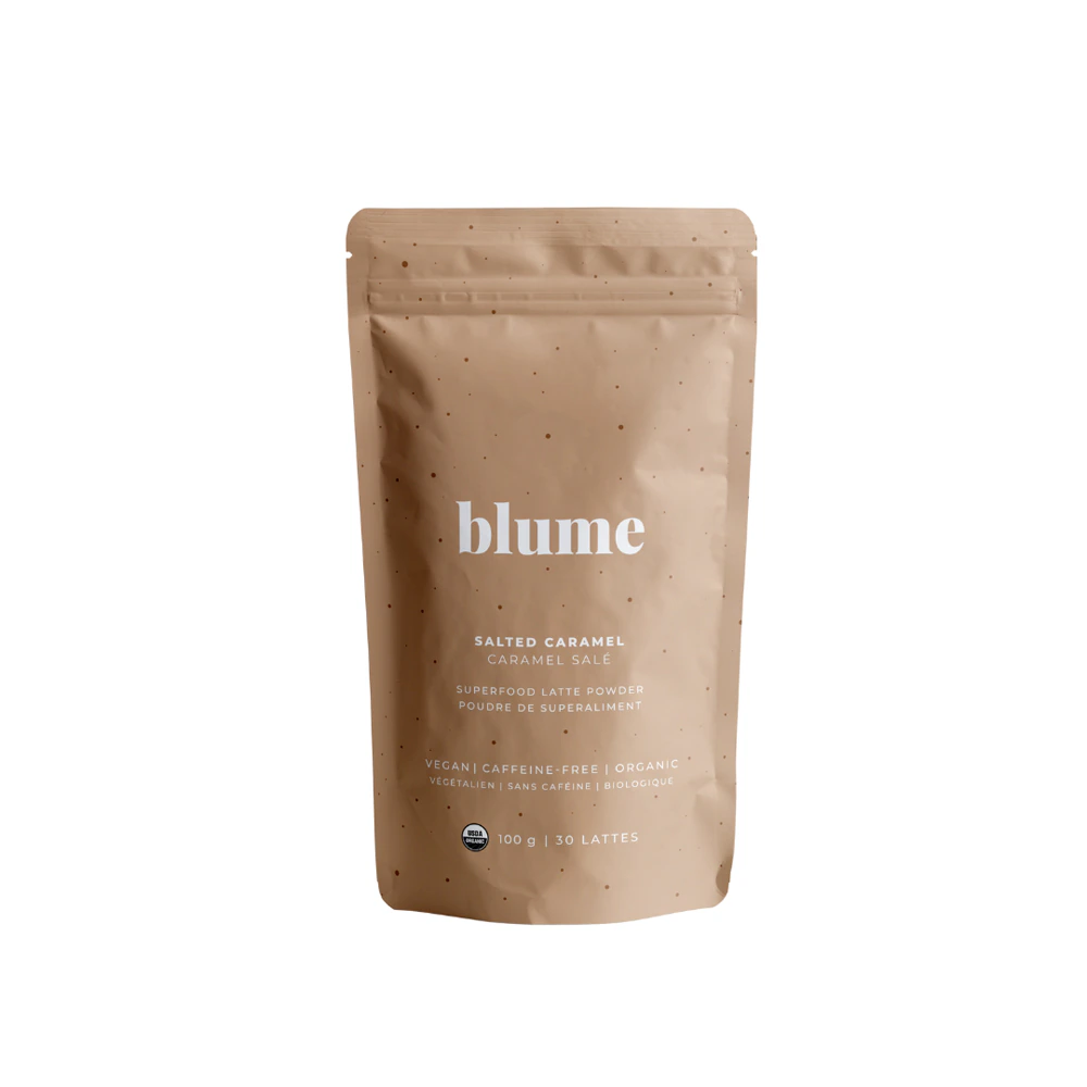 Blume Superfood Latte Powder Salted Caramel -- 3.5 oz