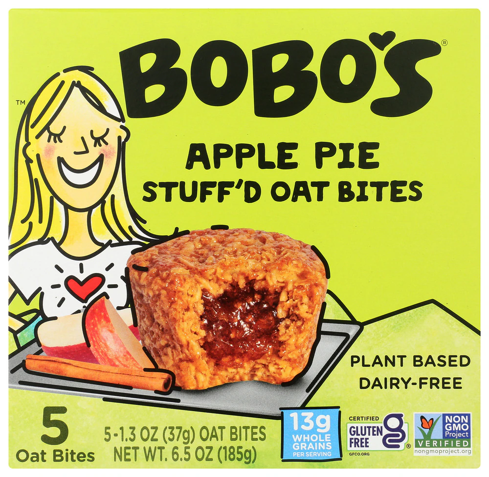 Bobo's Gluten Free Oat Bites Apple Pie -- 5 Bites