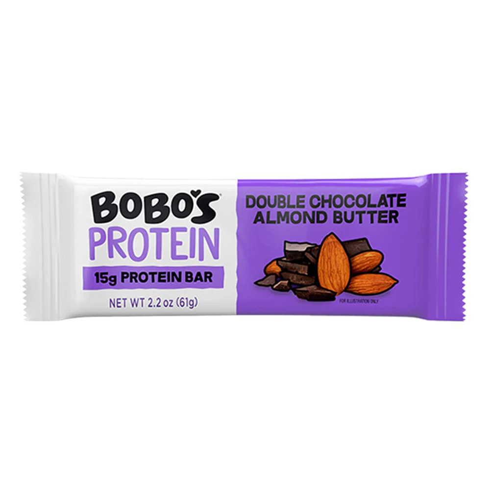 Bobo's Gluten Free Protein Bar Double Chocolate Almond Butter -- 2.2 oz