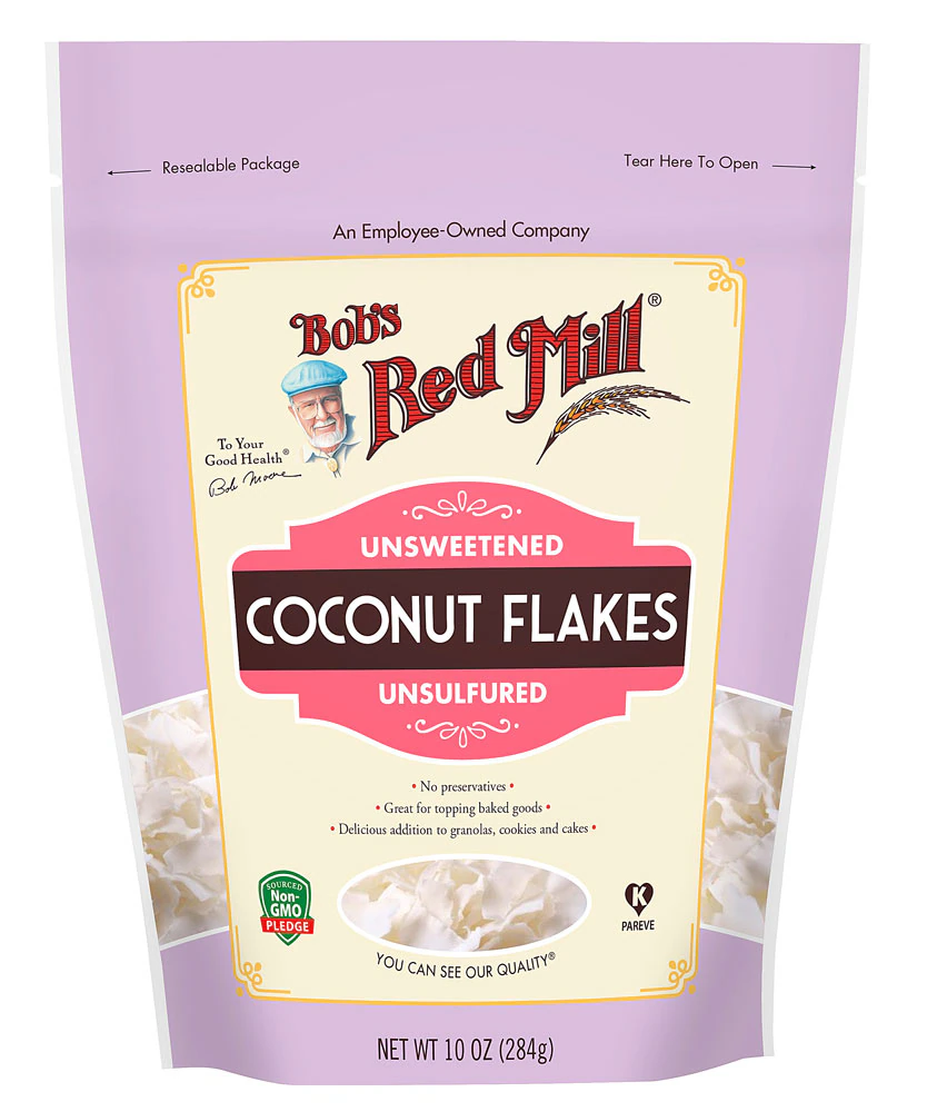 Bob's Red Mill Coconut Flakes Unsulfured Unsweetened -- 10 oz