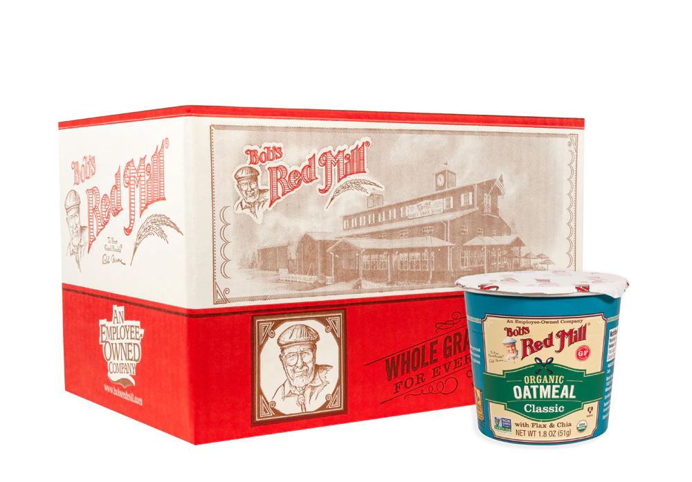 Bob's Red Mill Gluten Free Organic Oatmeal with Flax & Chia Classic -- 12 Cups