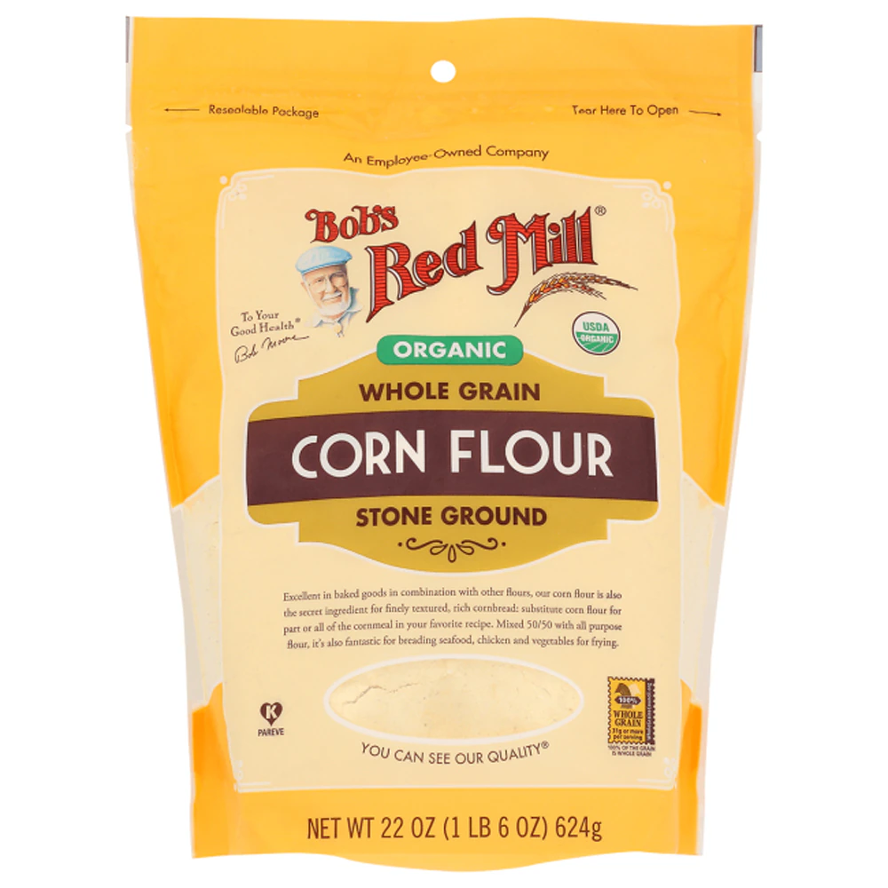 Bob's Red Mill Organic Corn Flour -- 22 oz