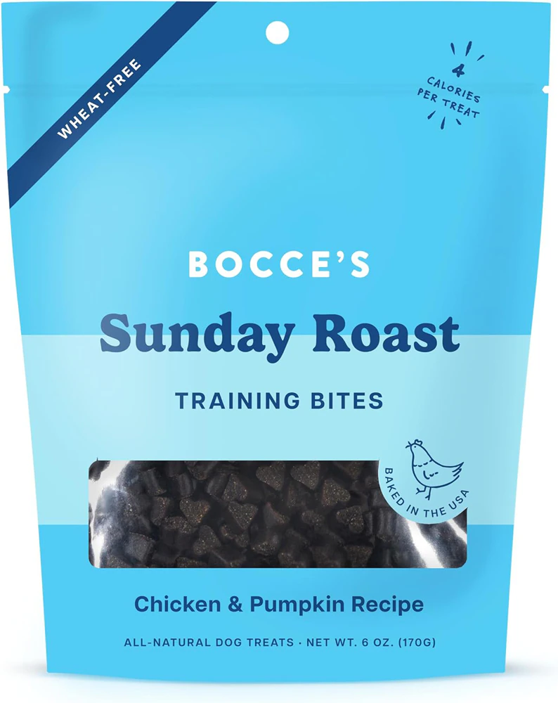 Bocce's Dog Training Bites Sunday Roast Chicken & Pumpkin Recipe -- 6 oz