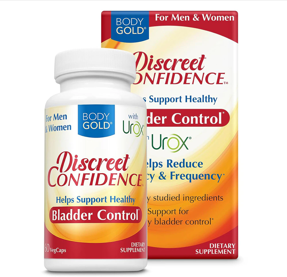Body Gold Discreet Confidence Bladder Control -- 60 VegCaps