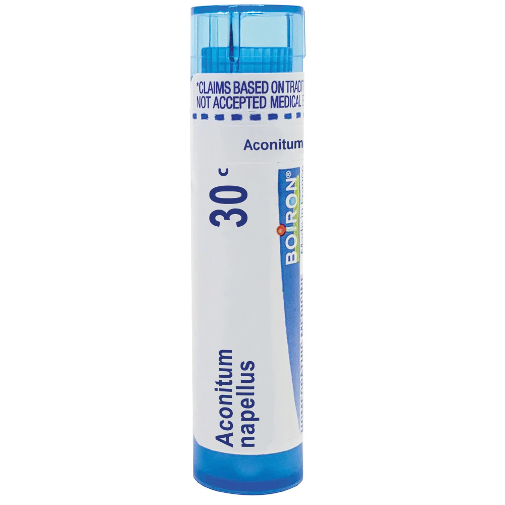 Boiron Aconitum Napellus 30C Relieve High Fever (Up To 102¡ãF) of Sudden Onset with Dry Skin -- 80 Pellets