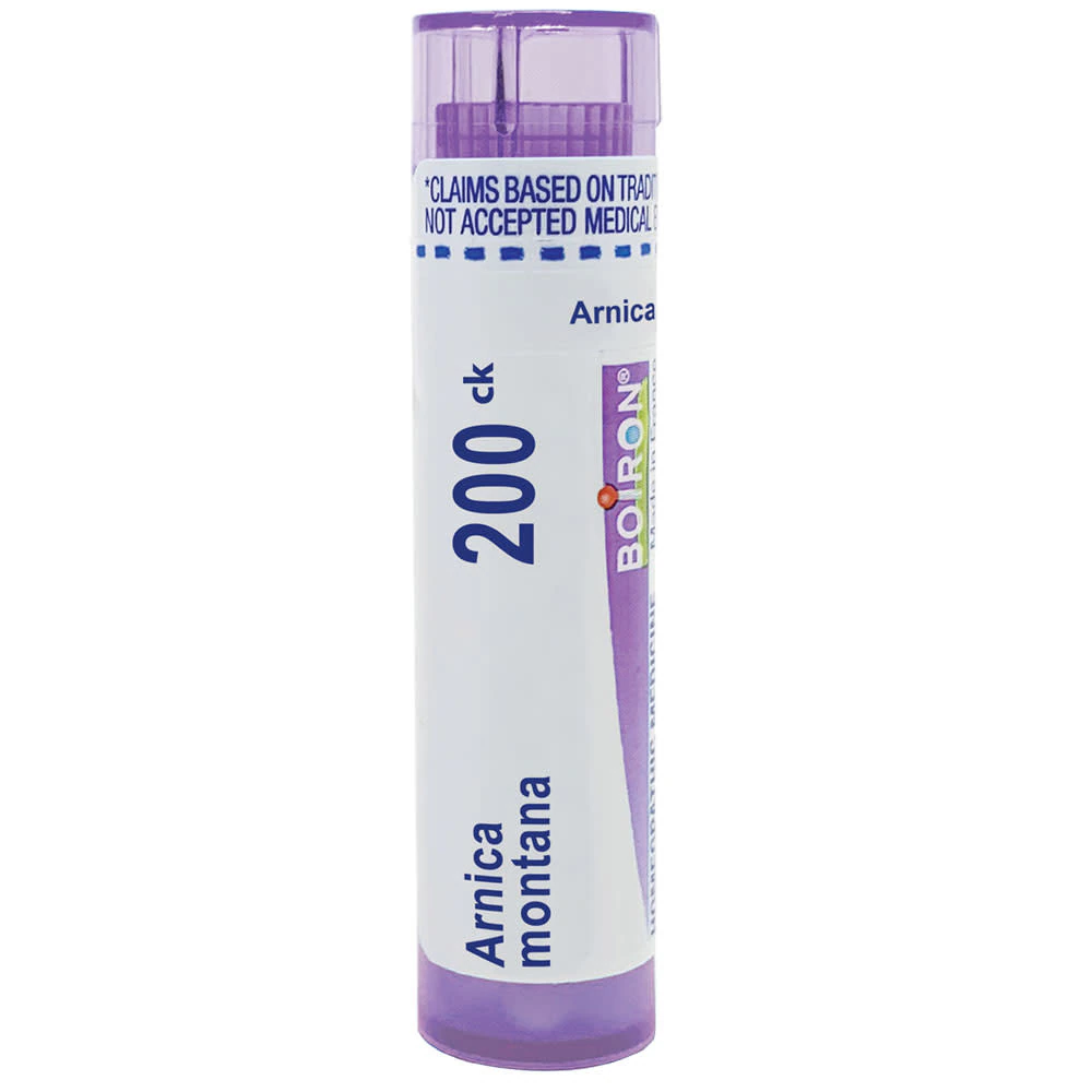 Boiron Arnica Montana 200CK May Relieve Muscle Pain-Stiffness-Swelling from Injuries-Bruises -- 80 Pellets