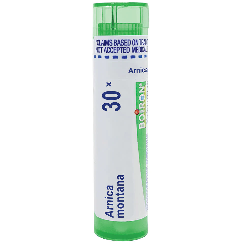 Boiron Arnica Montana 30X Relieve Muscle Pain-Stiffness-Swelling from Injuries-Bruises -- 80 Pellets