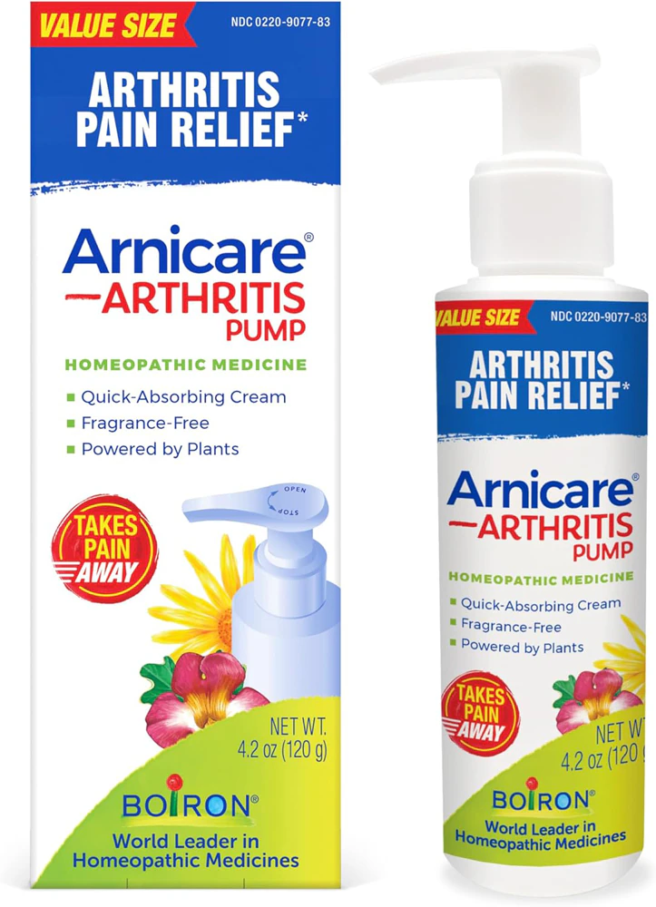 Boiron Arnicare Arthritis Cream Pump Pain Relief -- 4.2 oz
