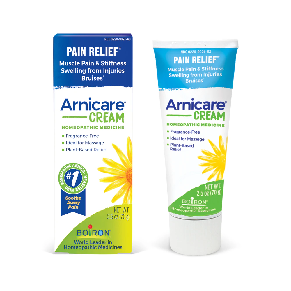 Boiron Arnicare Cream Pain Relief - Muscle Pain & Stiffness-Swelling from Injuries-Bruising -- 2.5 oz
