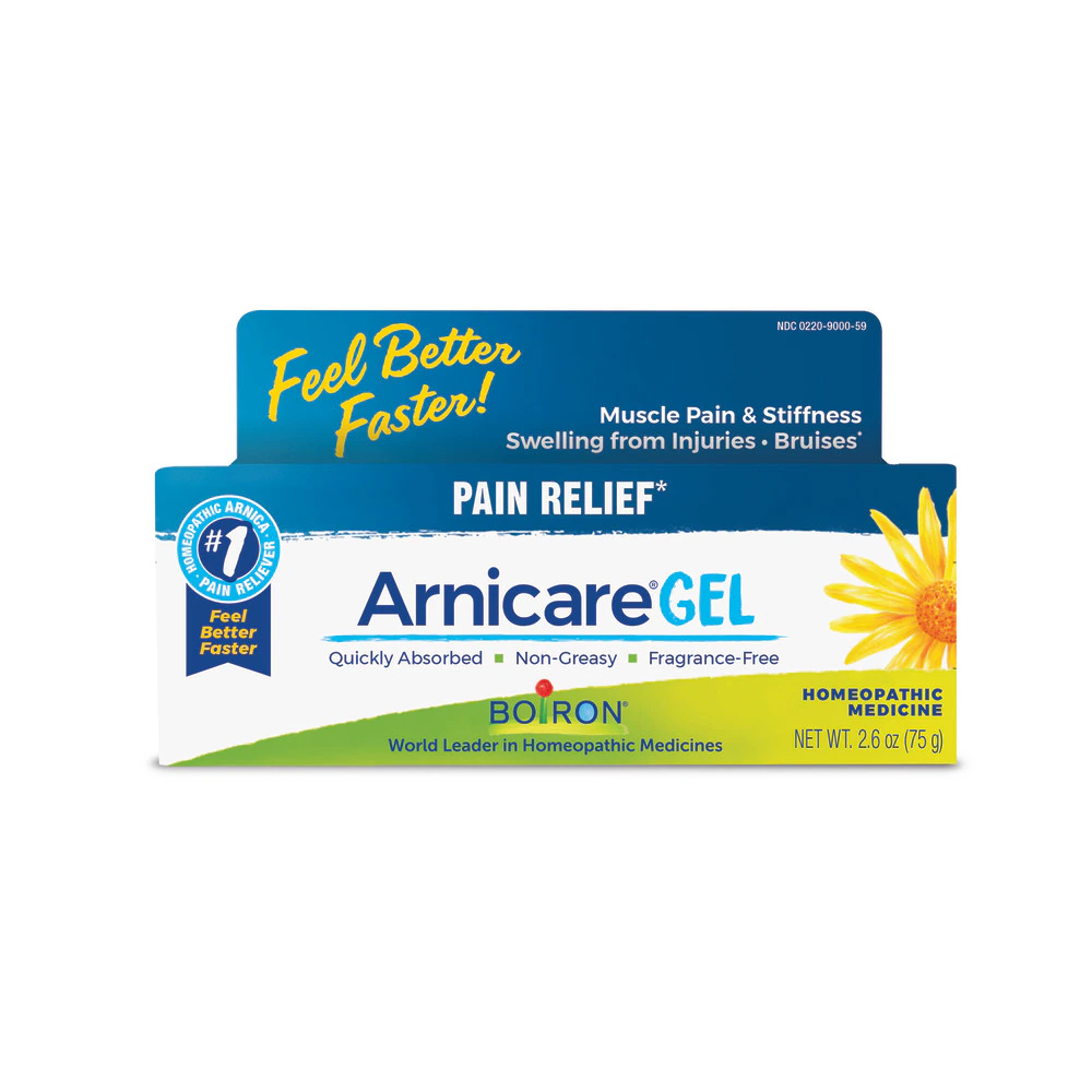 Boiron Arnicare Gel Pain Relief - Muscle Pain & Stiffness-Swelling from Injuries-Bruising -- 2.6 oz