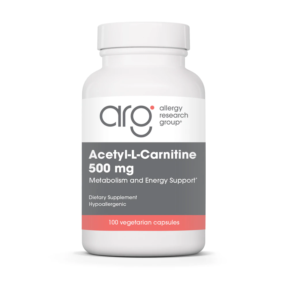 Allergy Research Group Acetyl-L-Carnitine -- 1000 mg - 100 Vegetarian Capsules