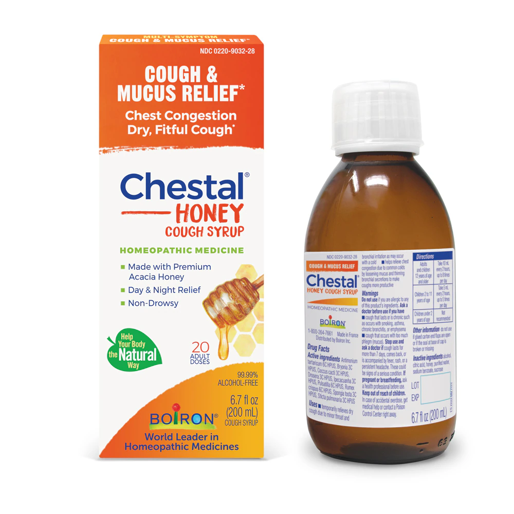 Boiron Boiron Chestal Honey Cough & Chest Congestion - Multi-Symptom Formula for Dry & Productive Cough -- 6.7 fl oz