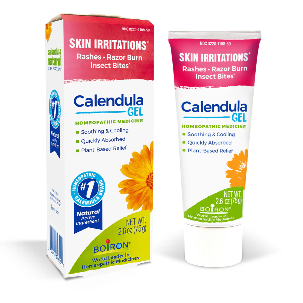 Boiron Calendula Gel Skin Irritations - Rashes-Razor Burn-Insect Bites -- 2.6 oz
